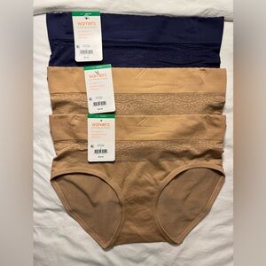 NWT!! Warners Hipster No Pinching, No Problems. Size L / 3-pack